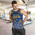 Personalized West Coast Eagles Men Tank Top Aboriginal Pattern with Graffiti Style