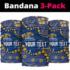 Personalized West Coast Eagles Neck Gaiter Aboriginal Pattern with Graffiti Style