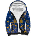 Personalized West Coast Eagles Sherpa Hoodie Aboriginal Pattern with Graffiti Style