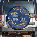 Personalized West Coast Eagles Spare Tire Cover Aboriginal Pattern with Graffiti Style