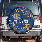 Personalized West Coast Eagles Spare Tire Cover Aboriginal Pattern with Graffiti Style