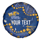 Personalized West Coast Eagles Spare Tire Cover Aboriginal Pattern with Graffiti Style