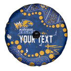 Personalized West Coast Eagles Spare Tire Cover Aboriginal Pattern with Graffiti Style