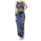 Personalized West Coast Eagles Tank Maxi Dress Aboriginal Pattern with Graffiti Style