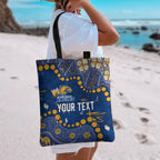 Personalized West Coast Eagles Tote Bag Aboriginal Pattern with Graffiti Style