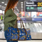 Personalized West Coast Eagles Travel Bag Aboriginal Pattern with Graffiti Style