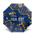 Personalized West Coast Eagles Umbrella Aboriginal Pattern with Graffiti Style