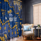 Personalized West Coast Eagles Window Curtain Aboriginal Pattern with Graffiti Style
