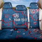 Personalized Western Bulldogs Back Car Seat Cover Aboriginal Pattern with Graffiti Style
