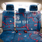Personalized Western Bulldogs Back Car Seat Cover Aboriginal Pattern with Graffiti Style