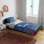 Personalized Western Bulldogs Bedding Set Aboriginal Pattern with Graffiti Style