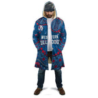 Personalized Western Bulldogs Cloak Aboriginal Pattern with Graffiti Style