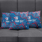 Personalized Western Bulldogs Pillow Cover Aboriginal Pattern with Graffiti Style