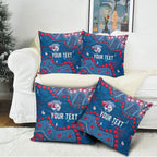 Personalized Western Bulldogs Pillow Cover Aboriginal Pattern with Graffiti Style