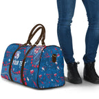 Personalized Western Bulldogs Travel Bag Aboriginal Pattern with Graffiti Style