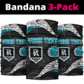 Personalized Power Football Neck Gaiter Easter Egg Pattern Teal Monochrome Tribal Dot Style