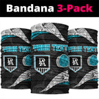 Personalized Power Football Neck Gaiter Easter Egg Pattern Teal Monochrome Tribal Dot Style