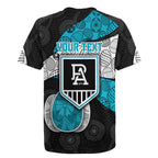 Personalized Power Football Rugby Jersey Easter Egg Pattern Teal Monochrome Tribal Dot Style