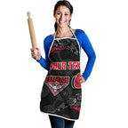 Personalized Essendon Football Apron Easter Egg Pattern Red Black Tribal Dot Art Style