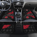 Personalized Essendon Football Car Mats Easter Egg Pattern Red Black Tribal Dot Art Style