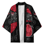 Personalized Essendon Football Kimono Easter Egg Pattern Red Black Tribal Dot Art Style