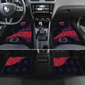 Personalized Melbourne Football Car Mats Easter Egg Pattern Red Navy Tribal Dot Art Style