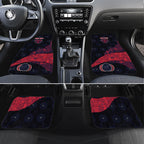 Personalized Melbourne Football Car Mats Easter Egg Pattern Red Navy Tribal Dot Art Style