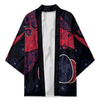 Personalized Melbourne Football Kimono Easter Egg Pattern Red Navy Tribal Dot Art Style