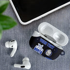 Personalized North Melbourne Football AirPods Case Easter Egg Pattern Blue White Tribal Dot Art Style