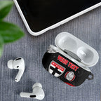 Personalized St Kilda Football AirPods Case Easter Egg Pattern Red Black White Tribal Dot Style
