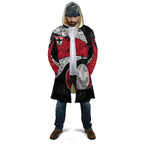 Personalized St Kilda Football Cloak Easter Egg Pattern Red Black White Tribal Dot Style
