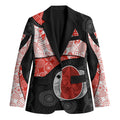 Personalized Sydney Football Blazer Easter Egg Pattern Red White Tribal Dot Art Style