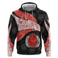 Personalized Sydney Football Hoodie Easter Egg Pattern Red White Tribal Dot Art Style