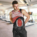 Personalized Sydney Football Men Tank Top Easter Egg Pattern Red White Tribal Dot Art Style