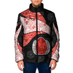 Personalized Sydney Football Padded Jacket Easter Egg Pattern Red White Tribal Dot Art Style