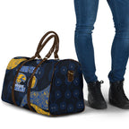 Personalized West Coast Eagles Football Travel Bag Easter Egg Pattern Blue Gold Tribal Dot Art Style