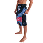 Personalized Western Bulldogs Football Lavalava Easter Egg Pattern Red Blue Tribal Dot Art Style