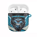 Cronulla Sutherland Sharks AirPods Case The Scream of Lightning Eyes - Indigenous Dot Ripping Effect