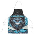 Cronulla Sutherland Sharks Apron The Scream of Lightning Eyes - Indigenous Dot Ripping Effect