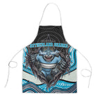 Cronulla Sutherland Sharks Apron The Scream of Lightning Eyes - Indigenous Dot Ripping Effect