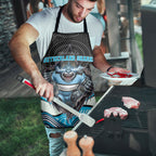 Cronulla Sutherland Sharks Apron The Scream of Lightning Eyes - Indigenous Dot Ripping Effect