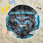 Cronulla Sutherland Sharks Beach Blanket The Scream of Lightning Eyes - Indigenous Dot Ripping Effect