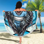 Cronulla Sutherland Sharks Beach Blanket The Scream of Lightning Eyes - Indigenous Dot Ripping Effect