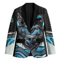 Cronulla Sutherland Sharks Blazer The Scream of Lightning Eyes - Indigenous Dot Ripping Effect