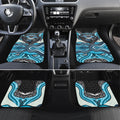 Cronulla Sutherland Sharks Car Mats The Scream of Lightning Eyes - Indigenous Dot Ripping Effect
