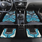 Cronulla Sutherland Sharks Car Mats The Scream of Lightning Eyes - Indigenous Dot Ripping Effect