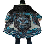 Cronulla Sutherland Sharks Cloak The Scream of Lightning Eyes - Indigenous Dot Ripping Effect
