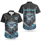 Cronulla Sutherland Sharks Couples Matching Puletasi and Hawaiian Shirt The Scream of Lightning Eyes - Indigenous Dot Ripping Effect