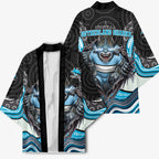 Cronulla Sutherland Sharks Kimono The Scream of Lightning Eyes - Indigenous Dot Ripping Effect