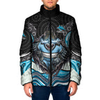 Cronulla Sutherland Sharks Padded Jacket The Scream of Lightning Eyes - Indigenous Dot Ripping Effect